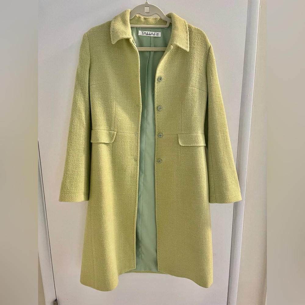Vintage Pistachio Tahari Coat